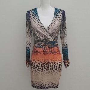 Marciano Multi-Tone Animal Print Dress